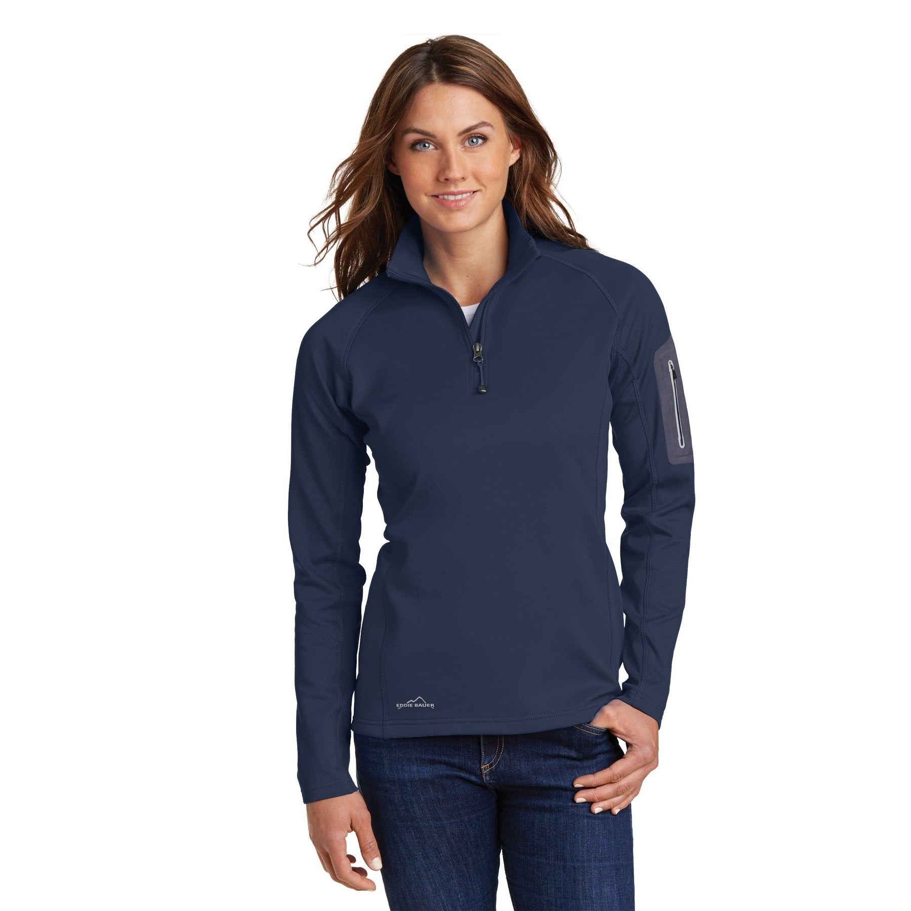 Eddie Bauer-Eddie Bauer® Women's 1/2-Zip Performance Fleece. EB235-MedTech-2